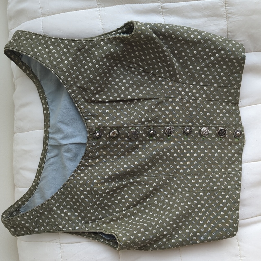 Tailored crop top vintage. Size 0